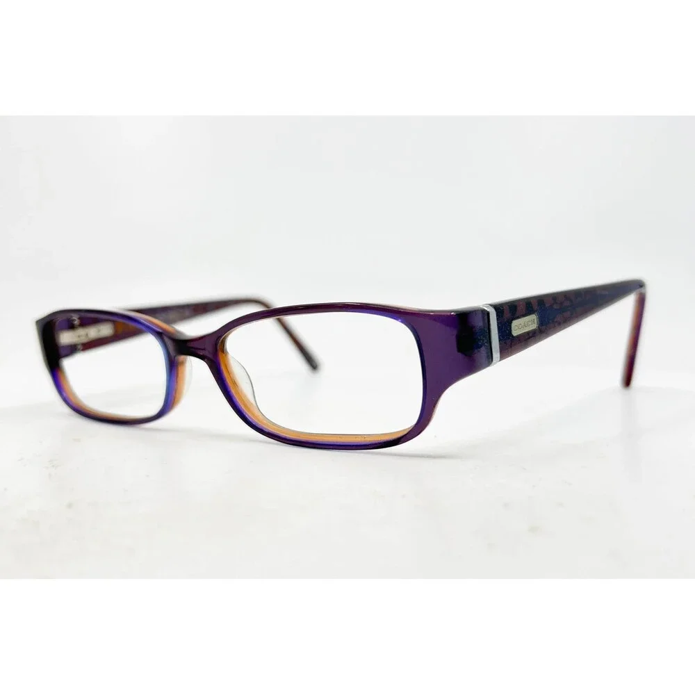 Coach Eyeglasses Frames Women Plum Signature Nuala 2019 Rectangle 50-16-135
